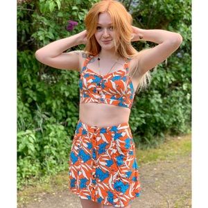 Blue & Orange Pattern Set